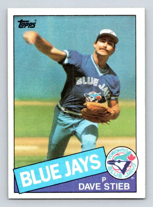 1985 Topps #240 Dave Stieb EX Excellent Toronto Blue Jays Baseball Card - Baseball Card Single