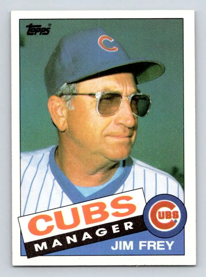1985 Topps #241 Jim Frey EX Excellent Chicago Cubs Baseball Card - Baseball Card Single