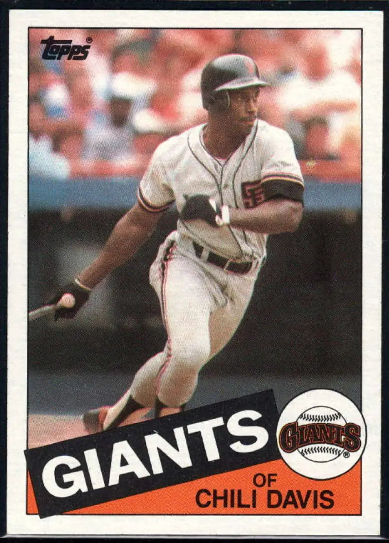 1985 Topps #245 Chili Davis EX Excellent San Francisco Giants Baseball Card - Baseball Card Single