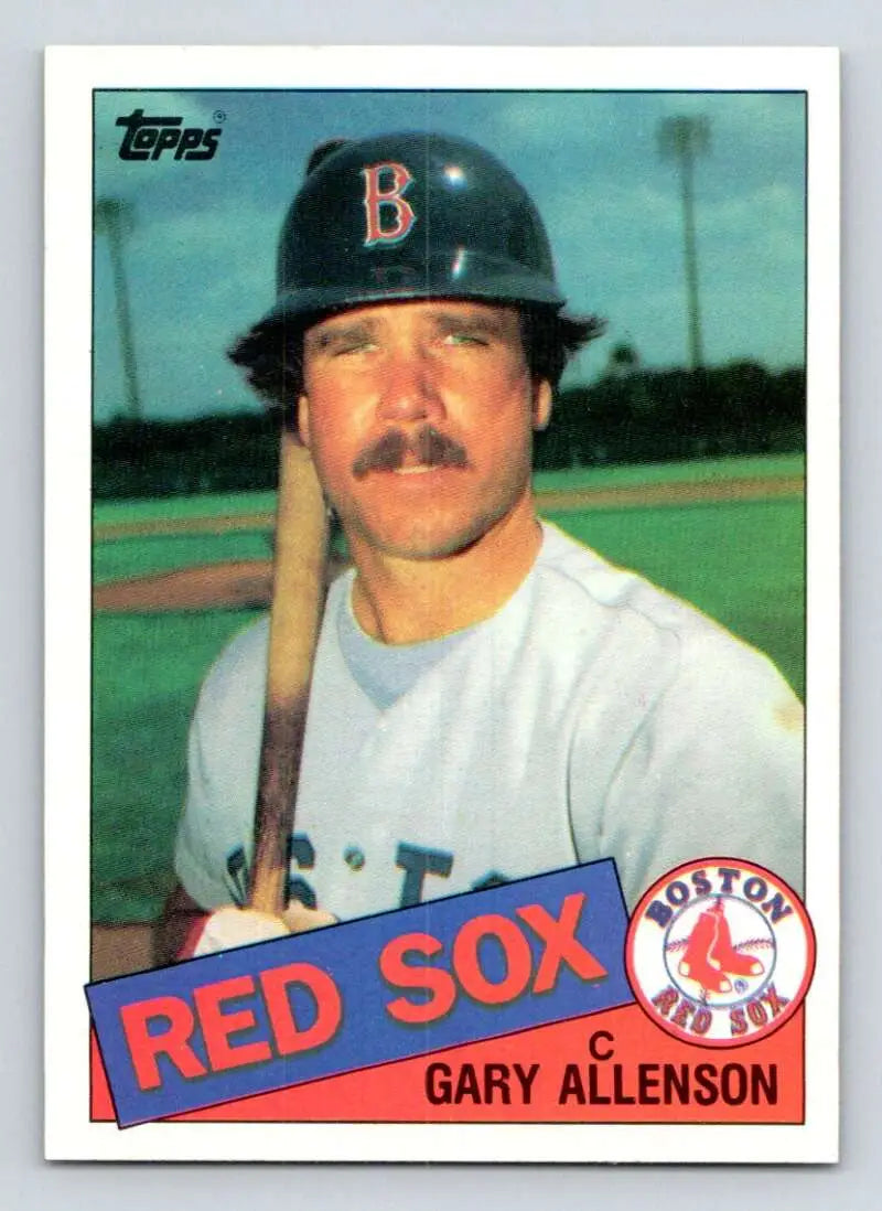 1985 Topps #259 Gary Allenson EX Excellent Boston Red Sox Baseball Card - Baseball Card Single