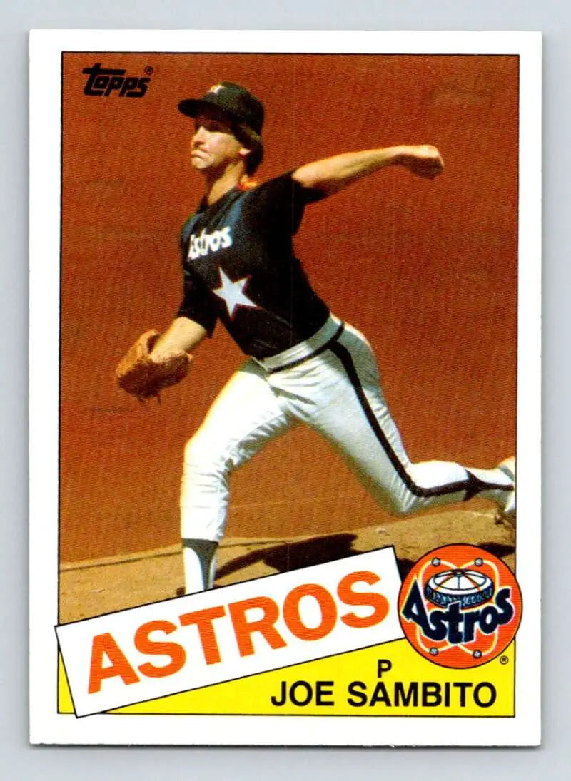1985 Topps #264 Joe Sambito EX Excellent Houston Astros Baseball Card - Baseball Card Single