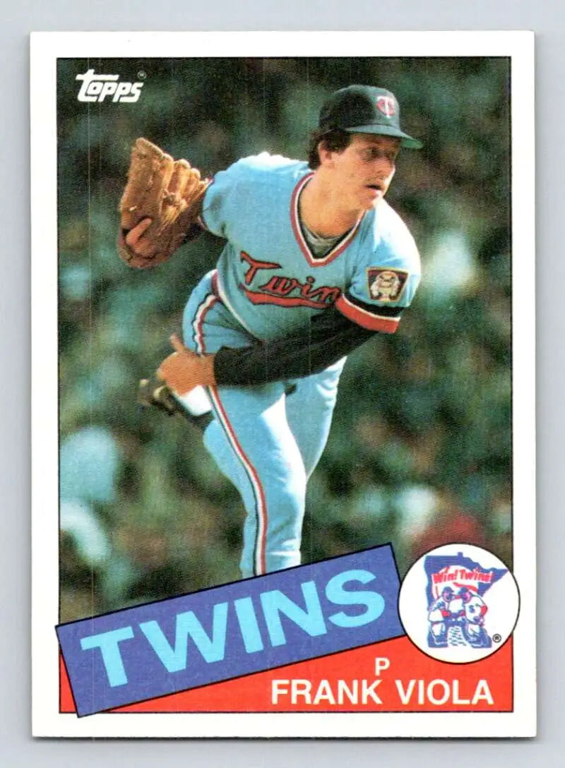 1985 Topps #266 Frank Viola EX Excellent Minnesota Twins Baseball Card - Baseball Card Single