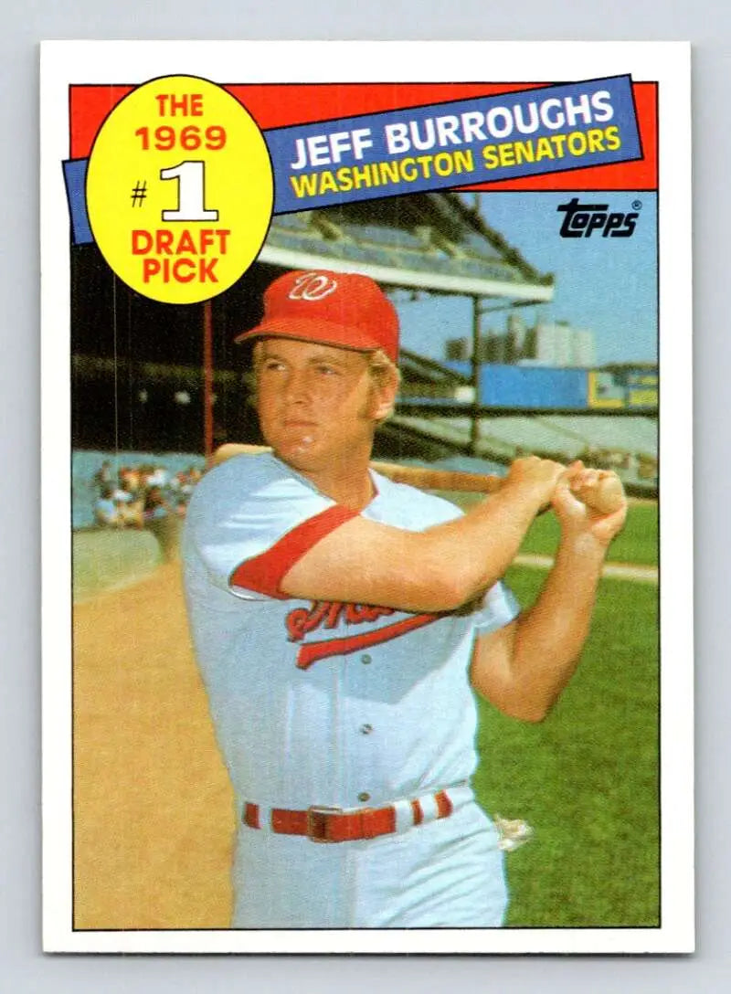 1985 Topps #272 Jeff Burroughs EX Excellent Washington Senators Baseball Card - Baseball Card Single