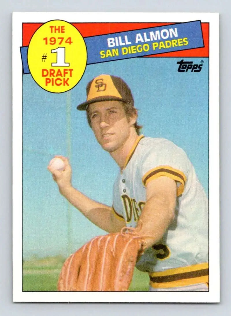 1985 Topps #273 Bill Almon EX Excellent San Diego Padres Baseball Card - Baseball Card Single