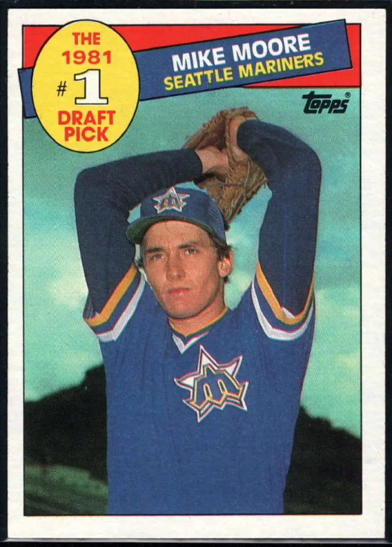 1985 Topps #279 Mike Moore EX Excellent Seattle Mariners Baseball Card - Baseball Card Single
