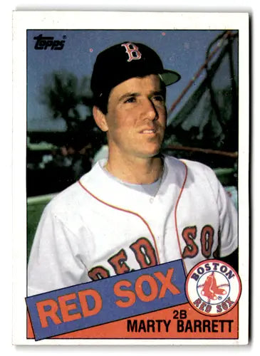 1985 Topps #298 Marty Barrett EX Excellent Red Sox ID:77350 - Baseball Card Single
