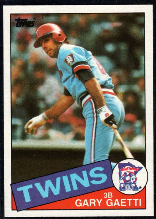 1985 Topps #304 Gary Gaetti EX Excellent Minnesota Twins Baseball Card - Baseball Card Single