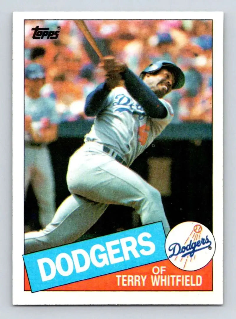 1985 Topps #31 Terry Whitfield EX Excellent Los Angeles Dodgers Baseball Card - Baseball Card Single