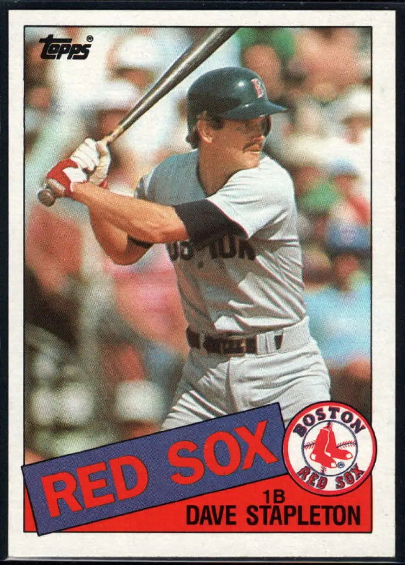 1985 Topps #322 Dave Stapleton EX Excellent Boston Red Sox Baseball Card - Baseball Card Single