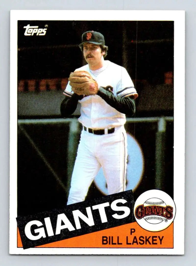 1985 Topps #331 Bill Laskey EX Excellent San Francisco Giants Baseball Card - Baseball Card Single