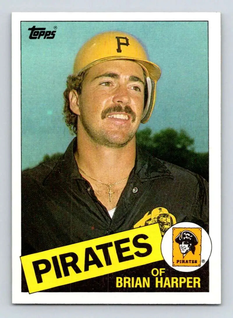 1985 Topps #332 Brian Harper EX Excellent Pittsburgh Pirates Baseball Card - Baseball Card Single