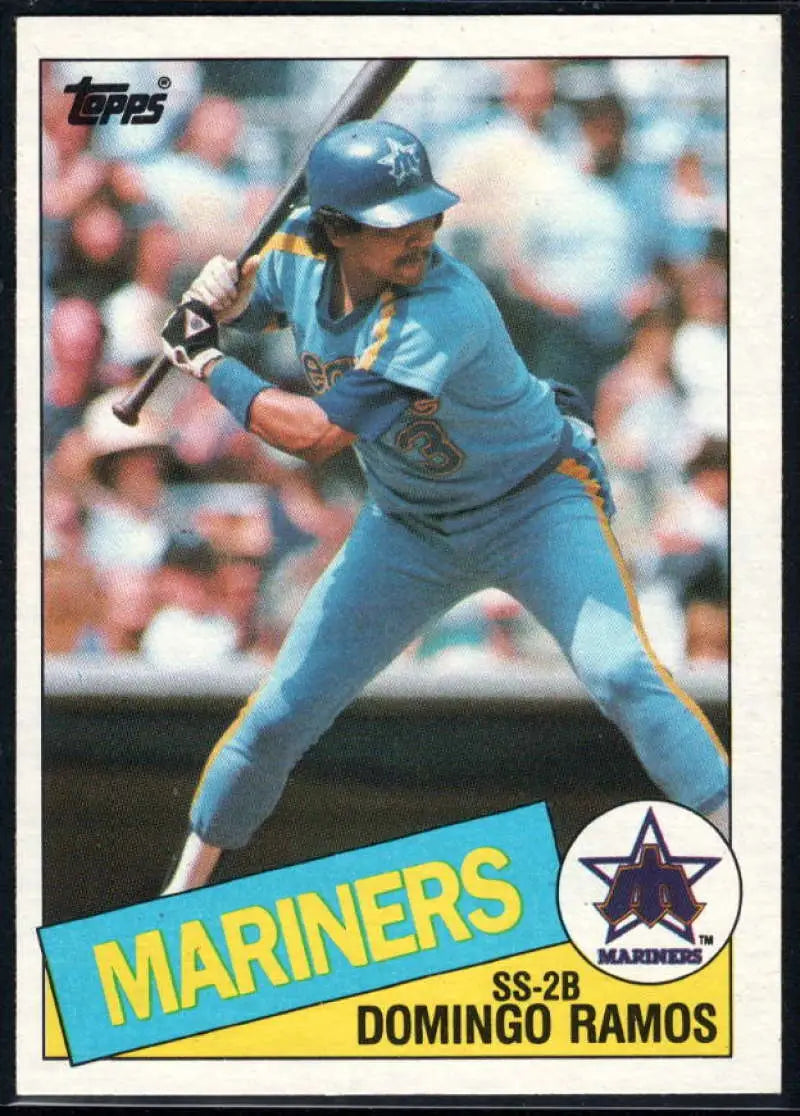 1985 Topps #349 Domingo Ramos EX Excellent Seattle Mariners Baseball Card - Baseball Card Single
