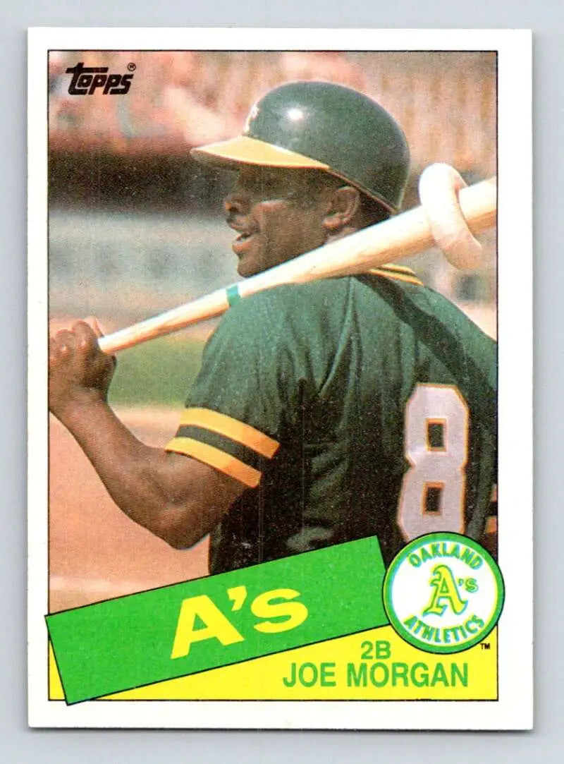 1985 Topps #352 Joe Morgan EX Excellent Oakland Athletics Baseball Card - Baseball Card Single