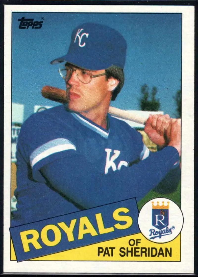 1985 Topps #359 Pat Sheridan EX Excellent Kansas City Royals Baseball Card - Baseball Card Single