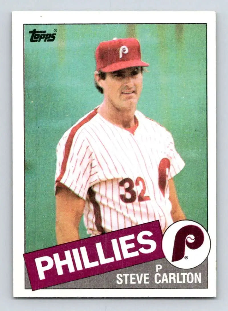 1985 Topps #360 Steve Carlton EX Excellent Philadelphia Phillies Baseball Card - Baseball Card Single
