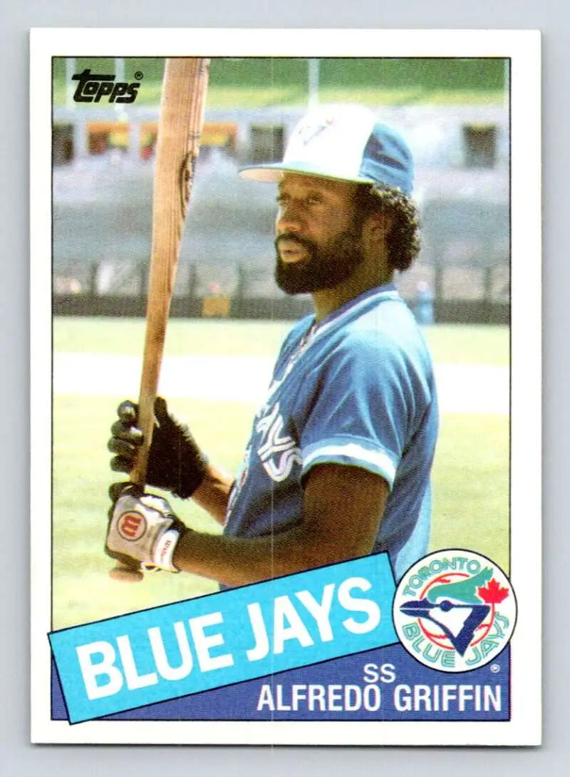 1985 Topps #361 Alfredo Griffin EX Excellent Toronto Blue Jays Baseball Card - Baseball Card Single