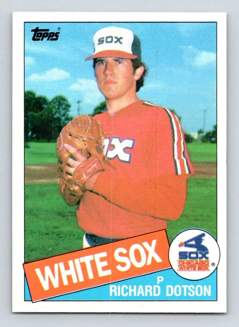 1985 Topps #364 Richard Dotson EX Excellent Chicago White Sox Baseball Card - Baseball Card Single