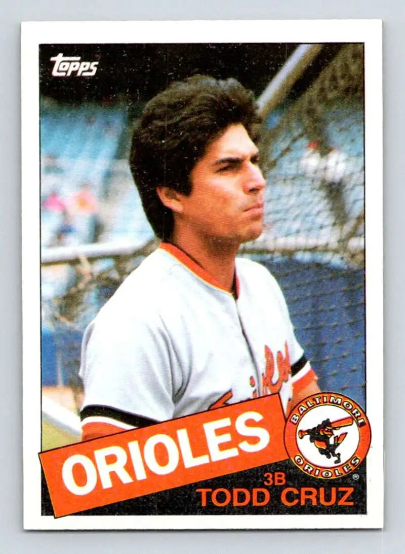 1985 Topps #366 Todd Cruz EX Excellent Baltimore Orioles Baseball Card - Baseball Card Single