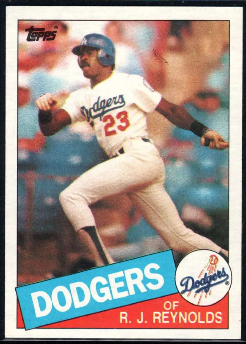 1985 Topps #369 R.J. Reynolds EX Excellent Los Angeles Dodgers Baseball Card - Baseball Card Single