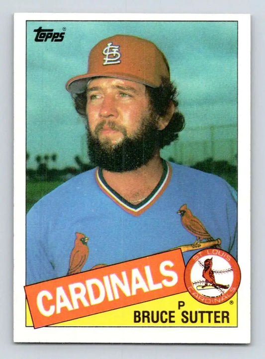 1985 Topps #370 Bruce Sutter EX Excellent St. Louis Cardinals Baseball Card - Baseball Card Single