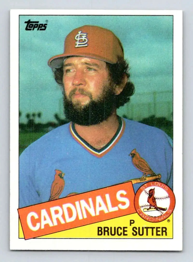 1985 Topps #370 Bruce Sutter EX Excellent St. Louis Cardinals Baseball Card - Baseball Card Single