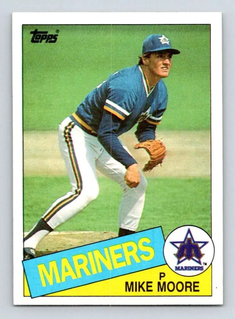 1985 Topps #373 Mike Moore EX Excellent Seattle Mariners Baseball Card - Baseball Card Single