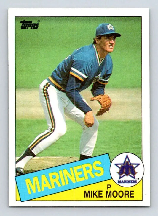 1985 Topps #373 Mike Moore EX Excellent Seattle Mariners Baseball Card - Baseball Card Single