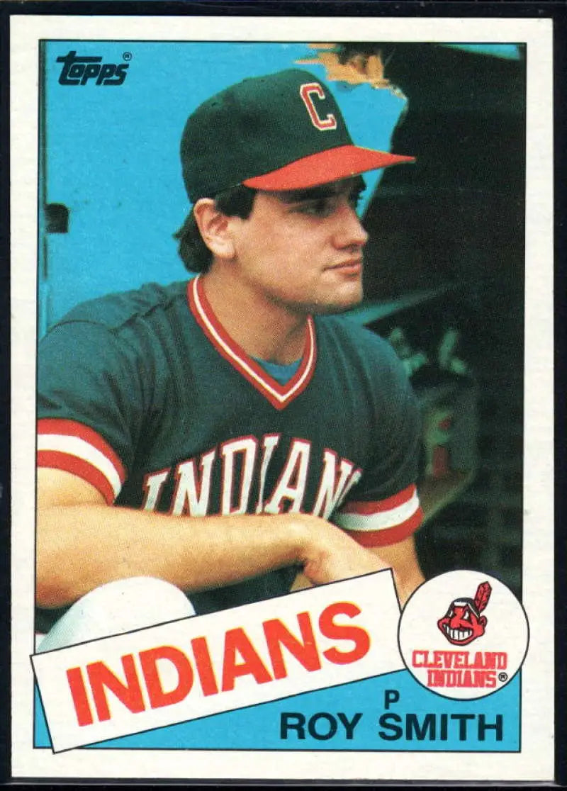 1985 Topps #381 Roy Smith EX Excellent Cleveland Indians Baseball Card - Baseball Card Single
