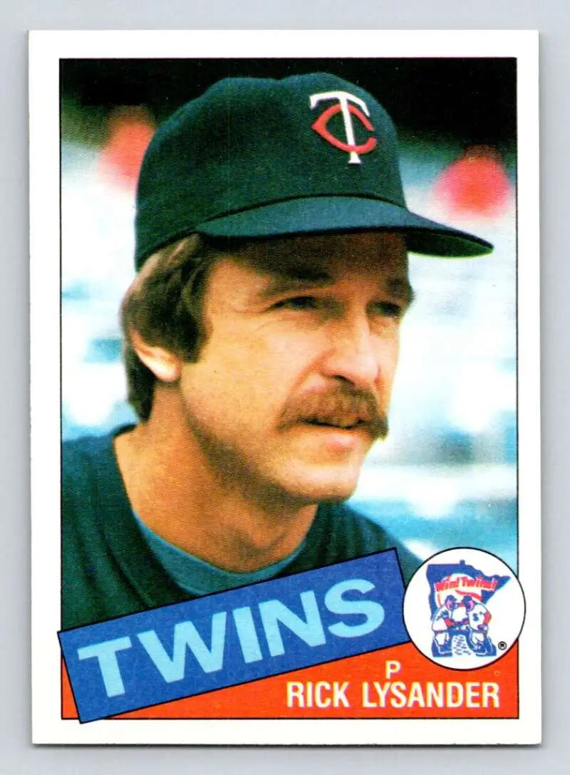 1985 Topps #383 Rick Lysander EX Excellent Minnesota Twins Baseball Card - Baseball Card Single
