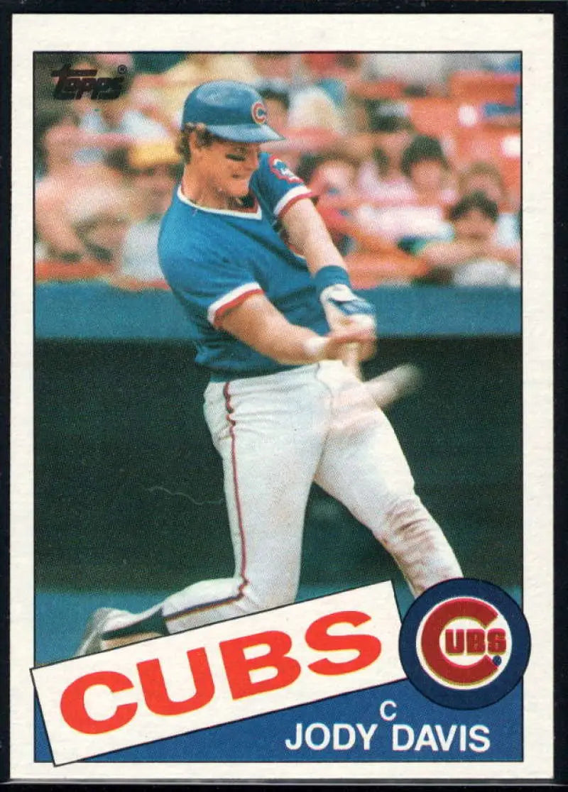 1985 Topps #384 Jody Davis EX Excellent Chicago Cubs Baseball Card - Baseball Card Single