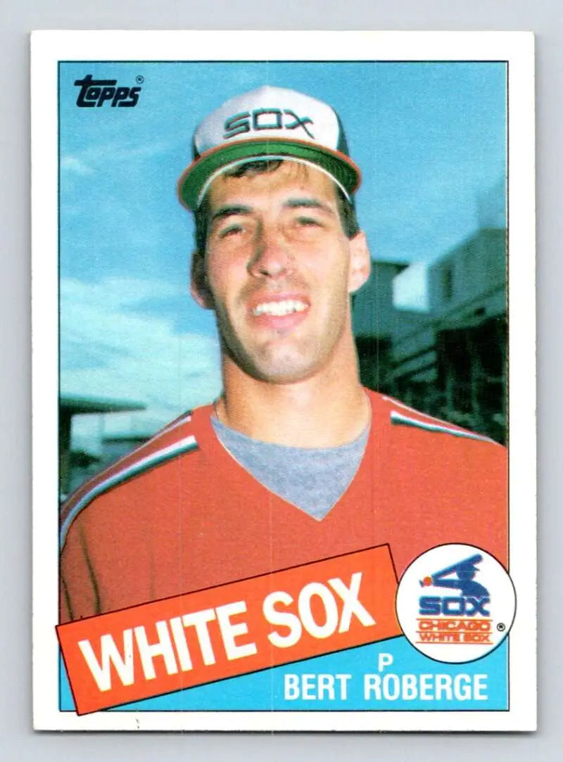 1985 Topps #388 Bert Roberge EX Excellent Chicago White Sox Baseball Card - Baseball Card Single