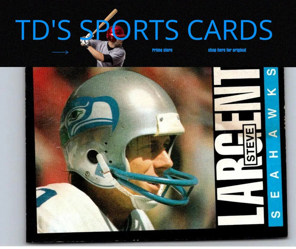 1985 Topps #389 Steve Largent trading card featuring the legendary football player