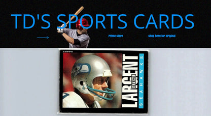 Steve Largent 1985 Topps #389 trading card featuring the NFL legend in action