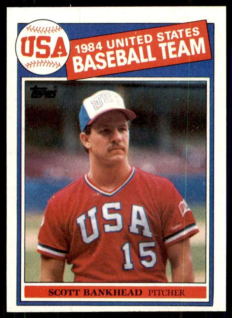 1985 Topps #393 Scott Bankhead EX Excellent RC Rookie USA Baseball Card