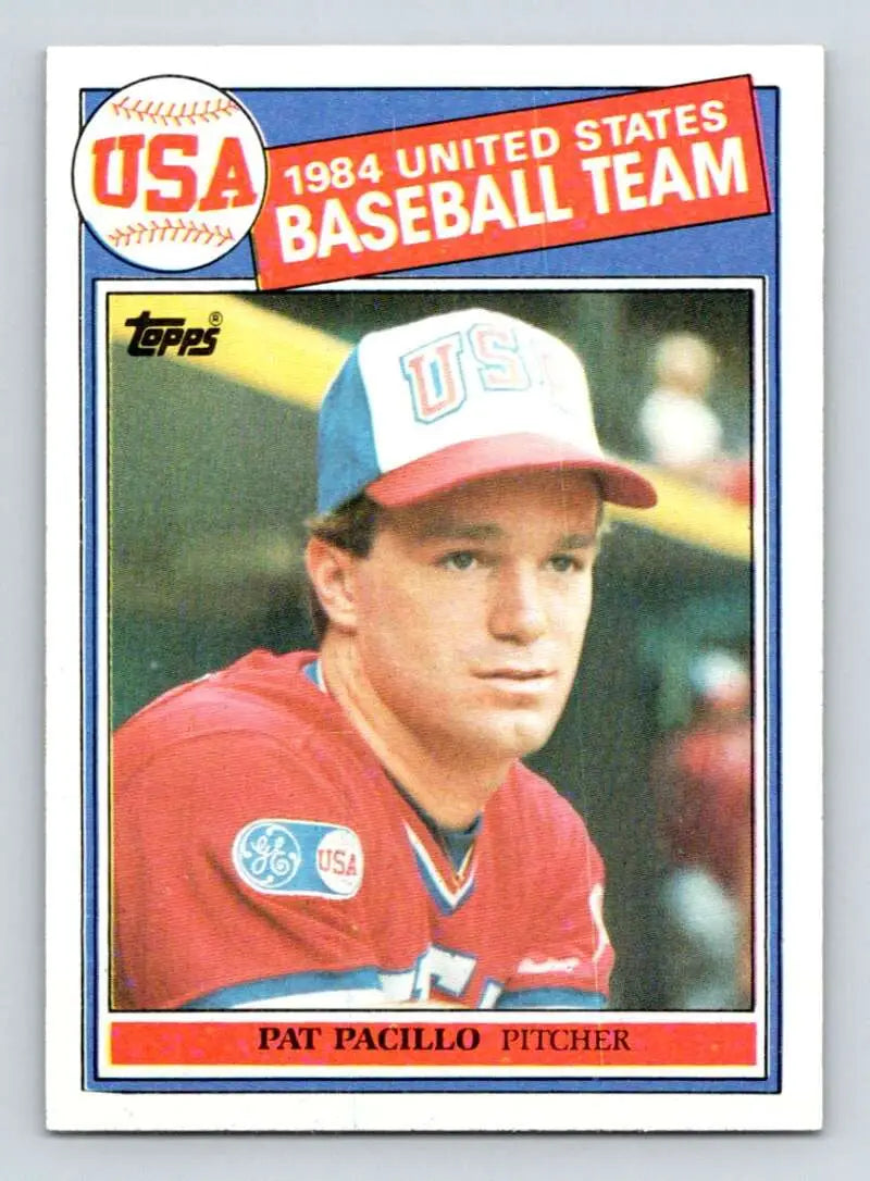 1985 Topps #402 Pat Pacillo EX Excellent RC Rookie USA Baseball Card - Baseball Card Single
