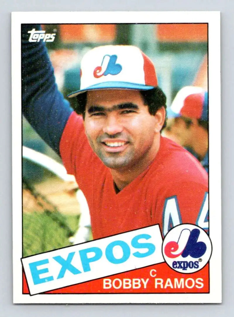 1985 Topps #407 Bobby Ramos EX Excellent Montreal Expos Baseball Card - Baseball Card Single