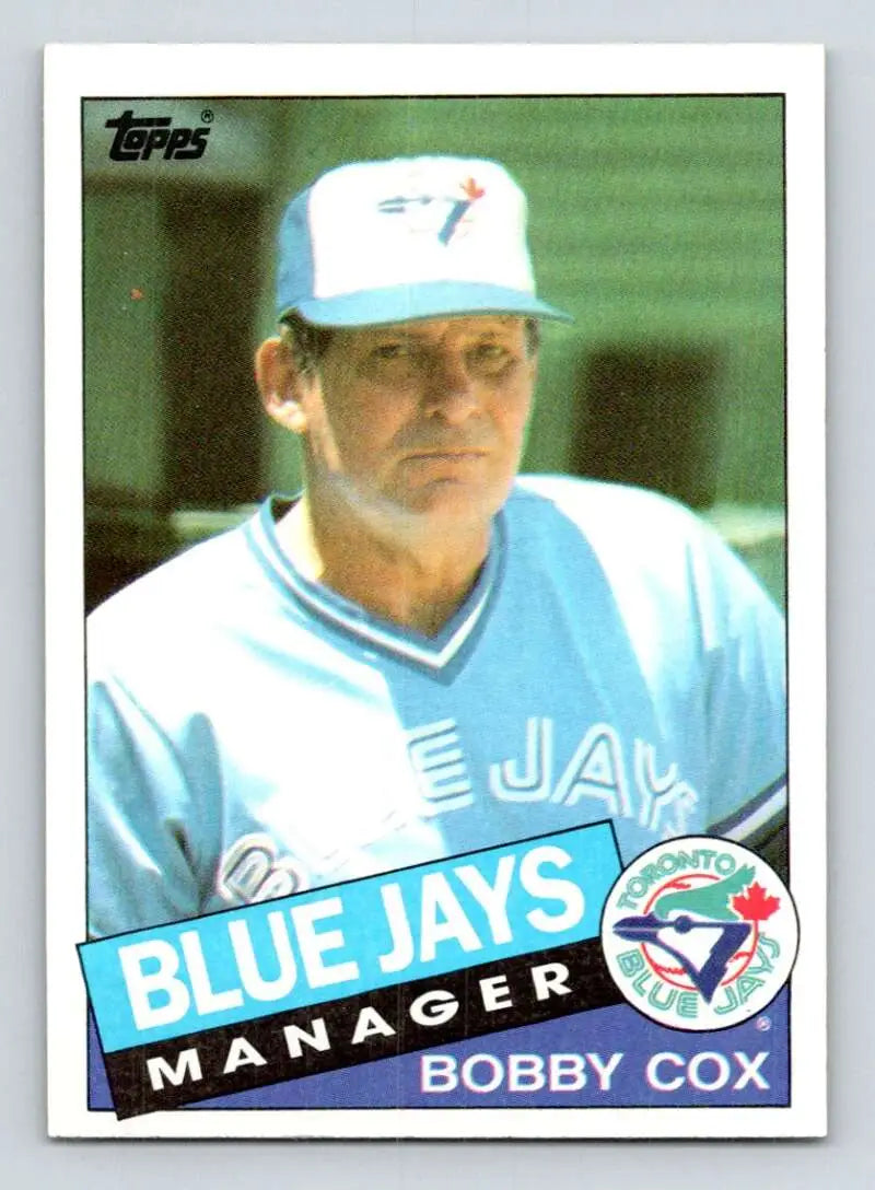 1985 Topps #411 Bobby Cox EX Excellent Toronto Blue Jays Baseball Card - Baseball Card Single