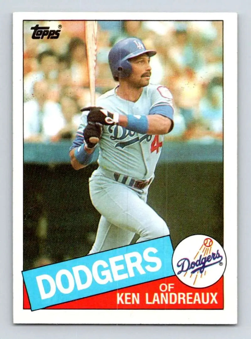 1985 Topps #418 Ken Landreaux EX Excellent Los Angeles Dodgers Baseball Card - Baseball Card Single