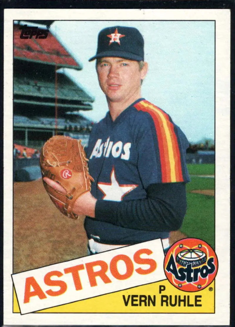 1985 Topps #426 Vern Ruhle EX Excellent Houston Astros Baseball Card - Baseball Card Single