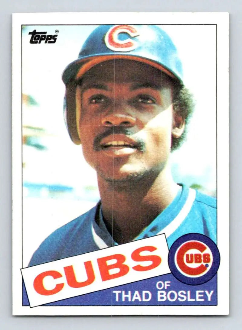 1985 Topps #432 Thad Bosley EX Excellent Chicago Cubs Baseball Card - Baseball Card Single