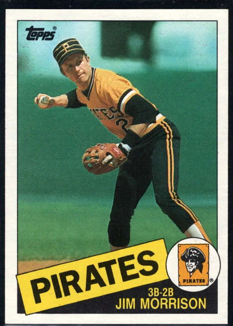 1985 Topps #433 Jim Morrison EX Excellent Pittsburgh Pirates Baseball Card - Baseball Card Single