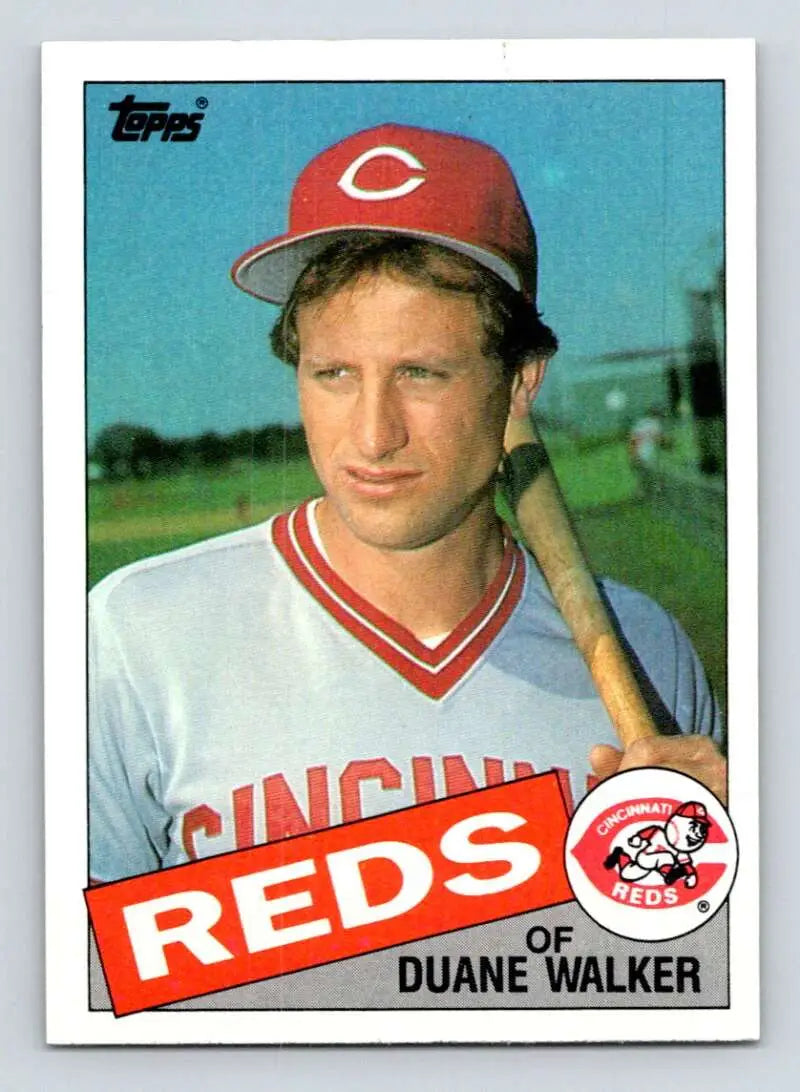 1985 Topps #441 Duane Walker EX Excellent Cincinnati Reds Baseball Card - Baseball Card Single