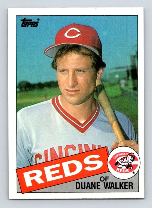 1985 Topps #441 Duane Walker EX Excellent Cincinnati Reds Baseball Card - Baseball Card Single