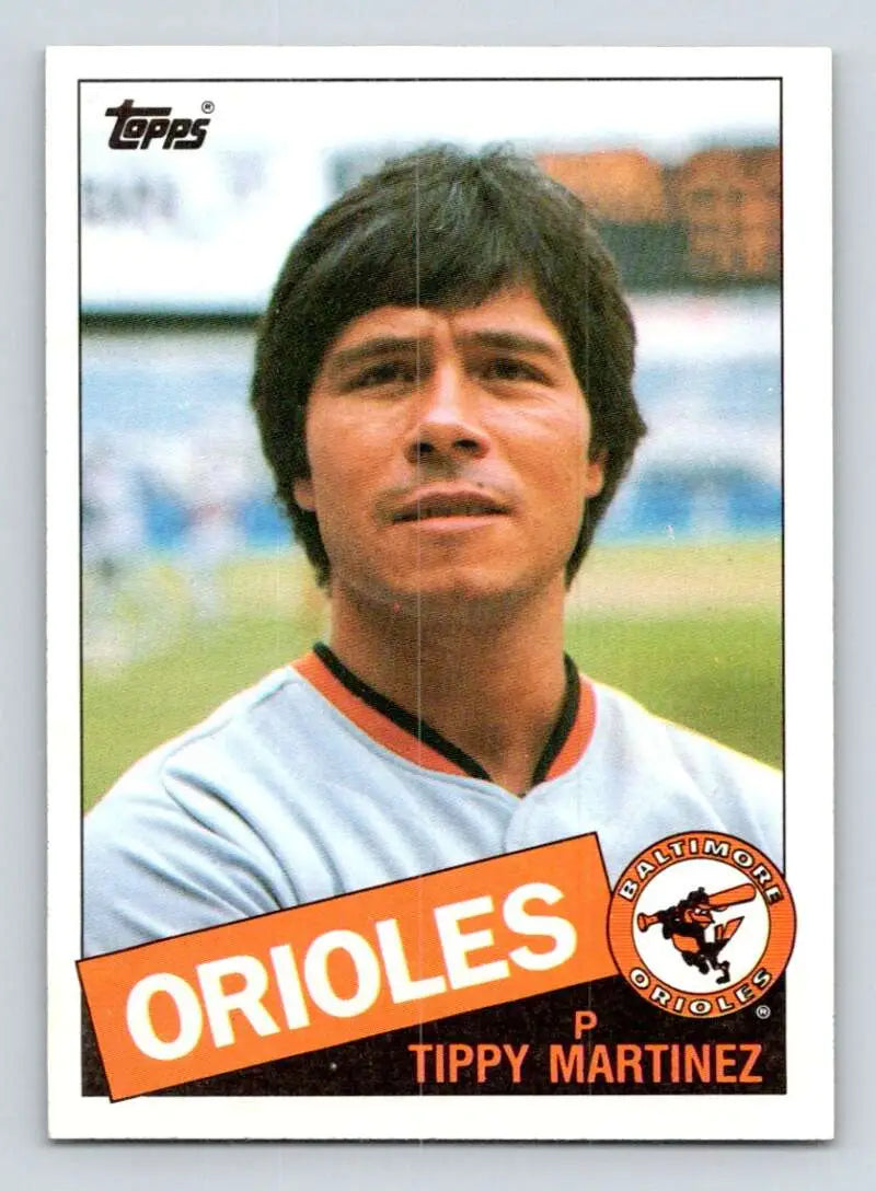 1985 Topps #445 Tippy Martinez EX Excellent Baltimore Orioles Baseball Card - Baseball Card Single