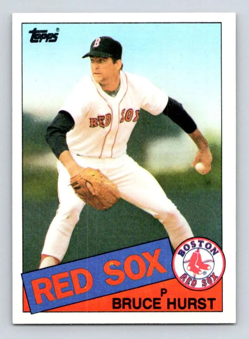 1985 Topps #451 Bruce Hurst EX Excellent Boston Red Sox Baseball Card - Baseball Card Single
