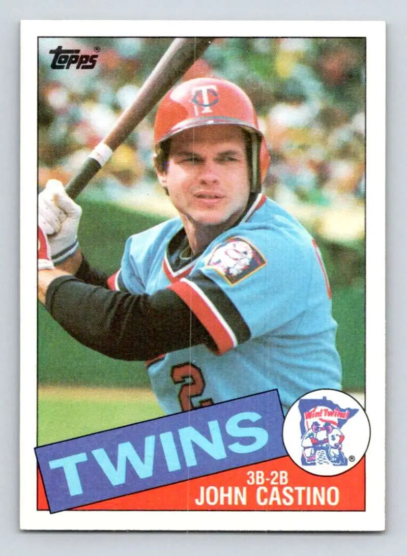 1985 Topps #452 John Castino EX Excellent Minnesota Twins Baseball Card - Baseball Card Single