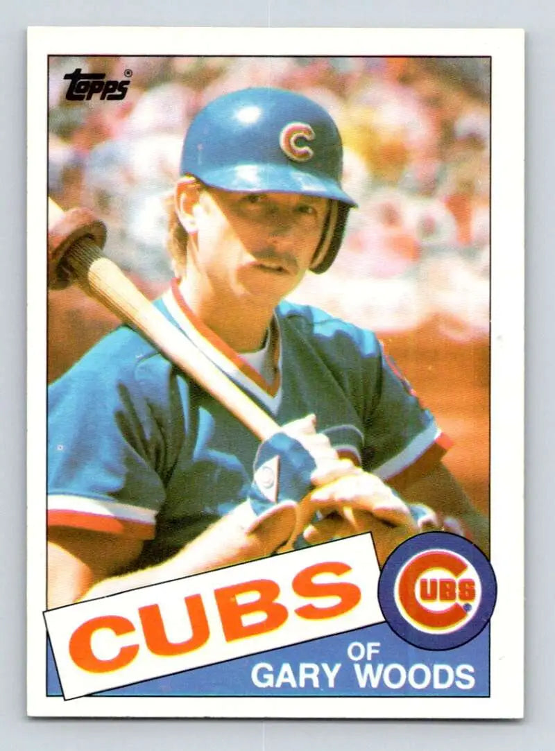 1985 Topps #46 Gary Woods EX Excellent Chicago Cubs Baseball Card - Baseball Card Single