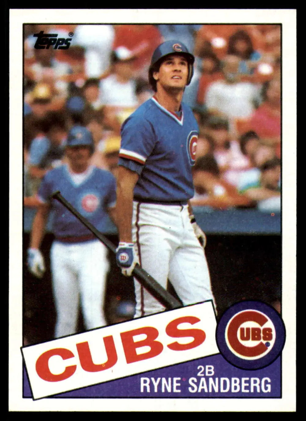 1985 Topps #460 Ryne Sandberg EX Excellent Chicago Cubs Baseball Card - Baseball Card Single