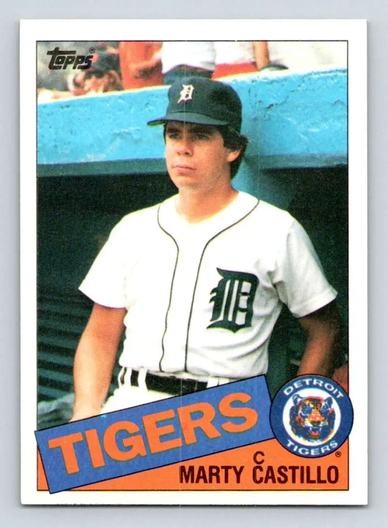 1985 Topps #461 Marty Castillo EX Excellent Detroit Tigers Baseball Card - Baseball Card Single