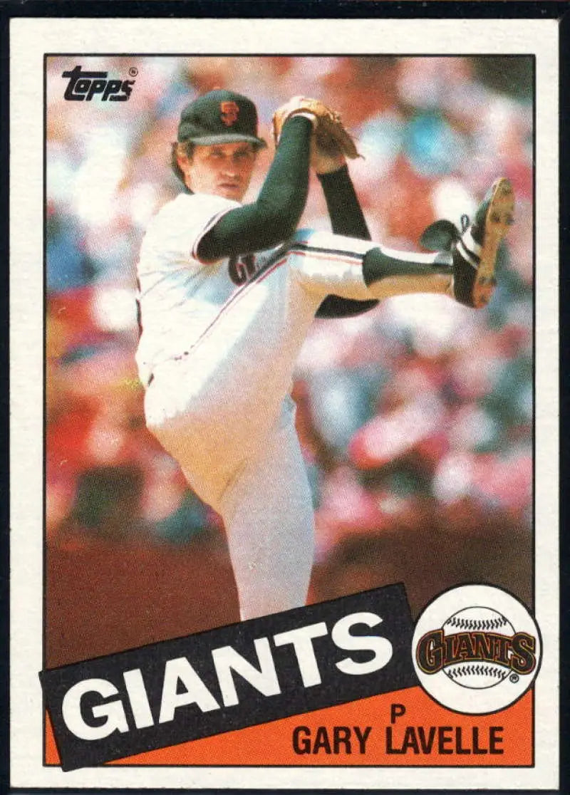 1985 Topps #462 Gary Lavelle EX Excellent San Francisco Giants Baseball Card - Baseball Card Single